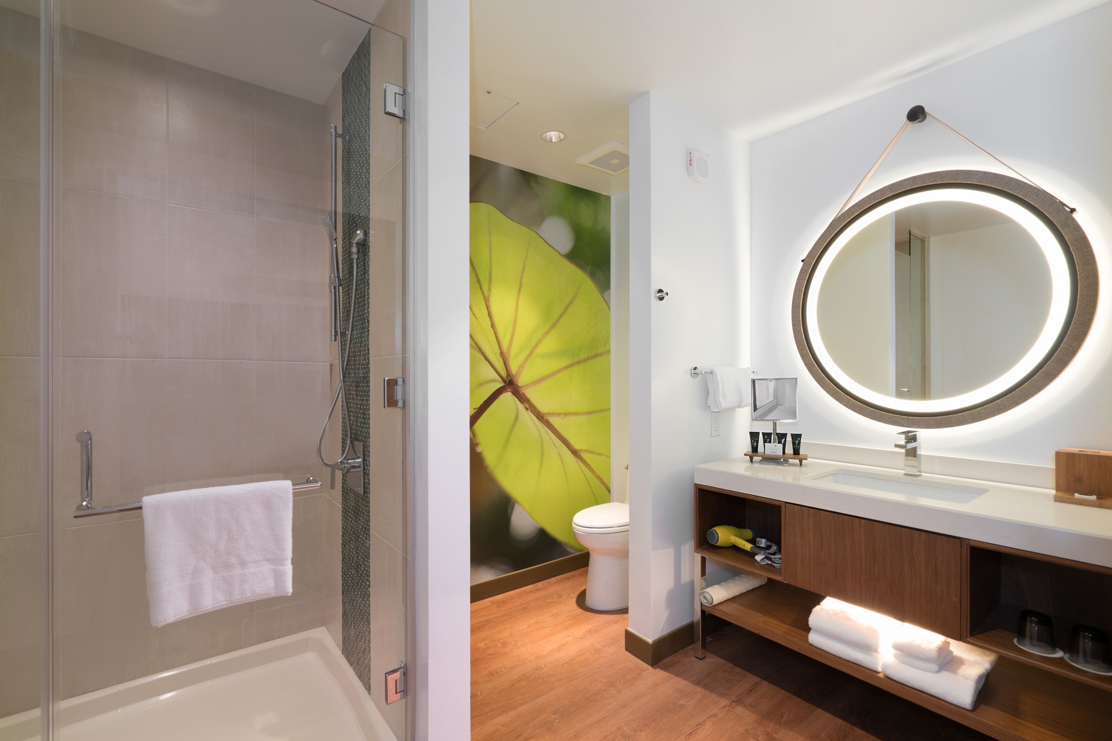 room, 1 king bed, ocean view | bathroom | designer toiletries, hair dryer, towels, soap