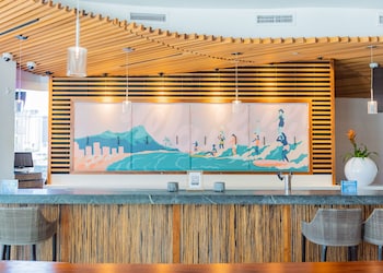 Lobby lounge at Hyatt Centric Waikiki Beach