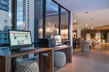 Business center at Hyatt Centric Waikiki Beach