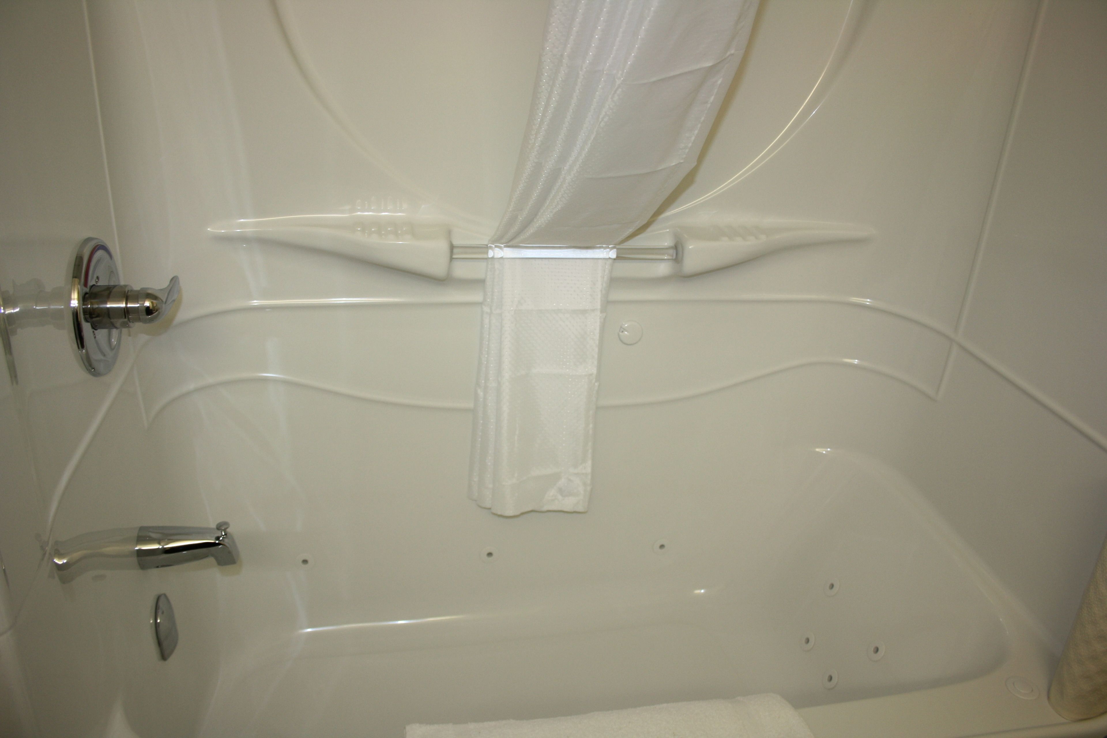 suite, 1 bedroom, kitchenette (not pet friendly) | bathroom | free toiletries, hair dryer, towels, soap