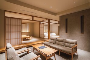 Suíte, para não fumantes (Shinju room) | 1 quarto, roupas de cama premium, cofres nos quartos, Wi-Fi de cortesia