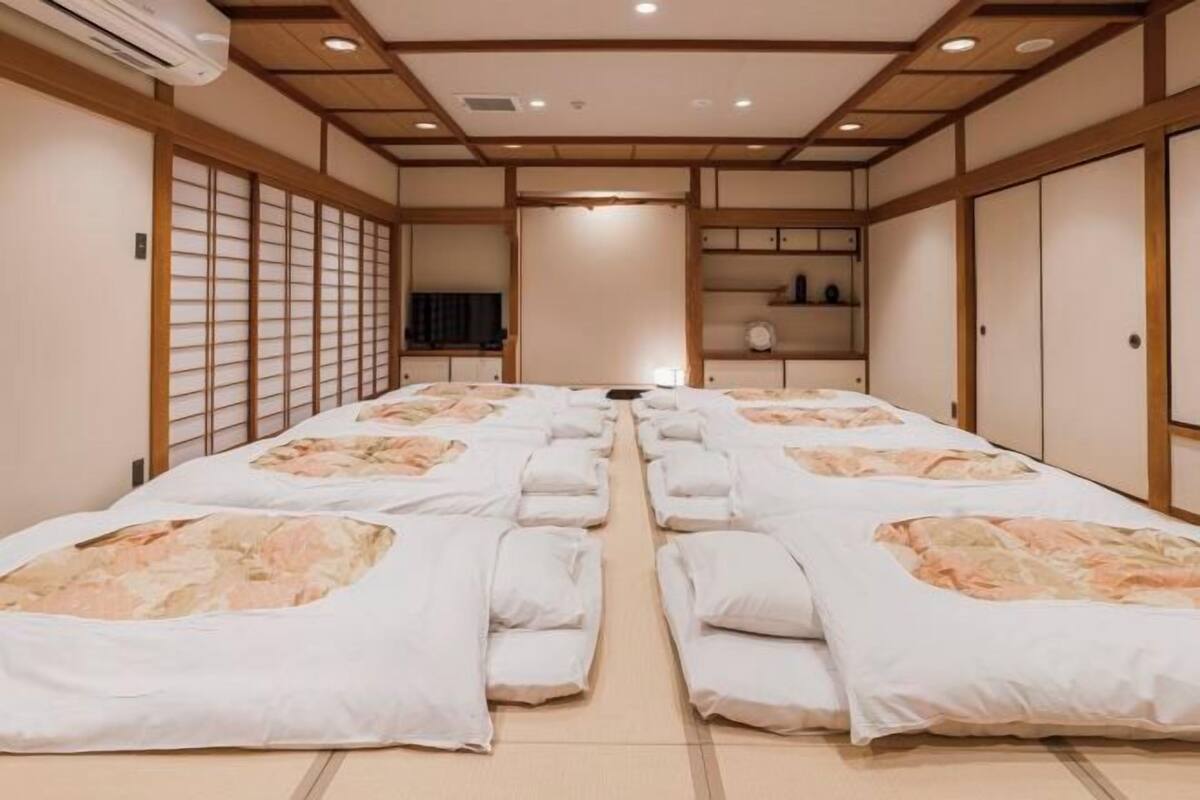 1 habitación y ropa de cama de alta calidad