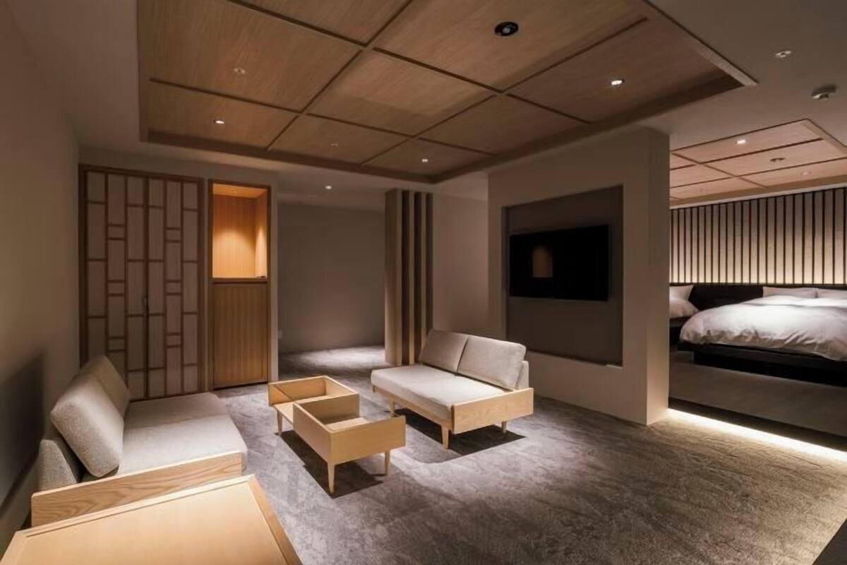 1 habitación y ropa de cama de alta calidad