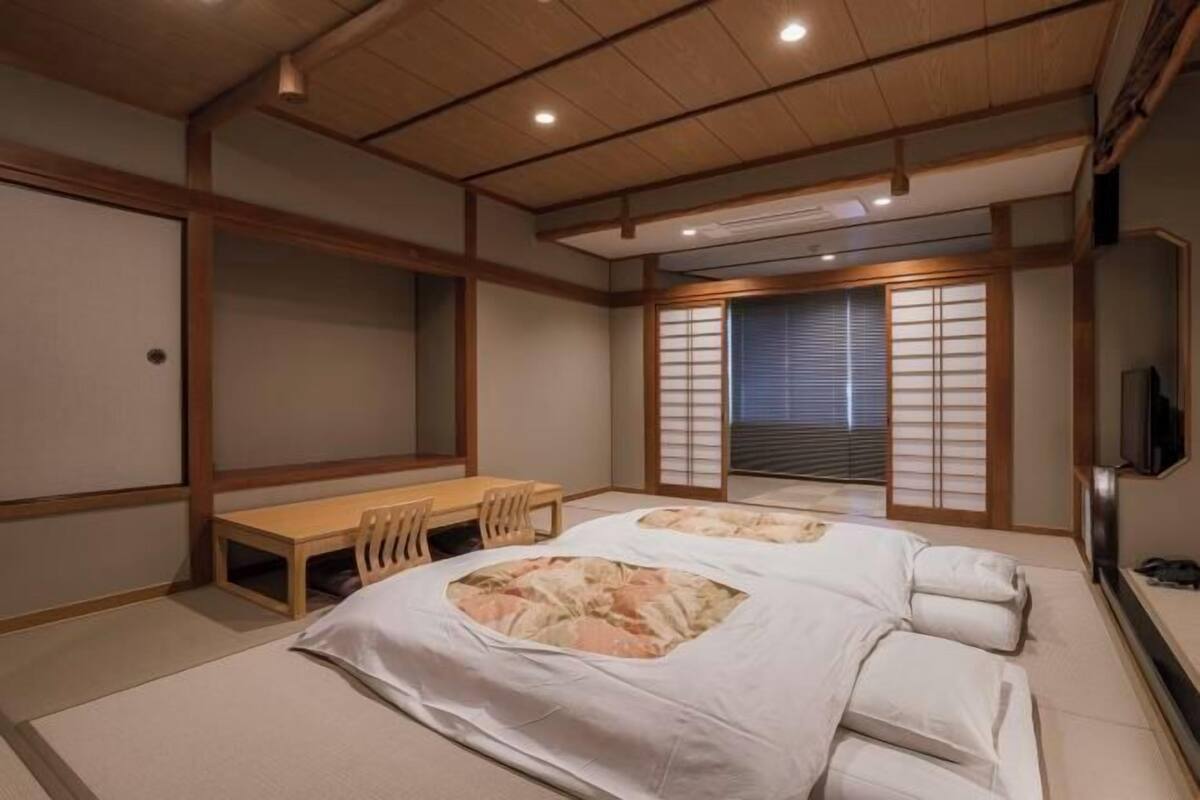 1 habitación y ropa de cama de alta calidad