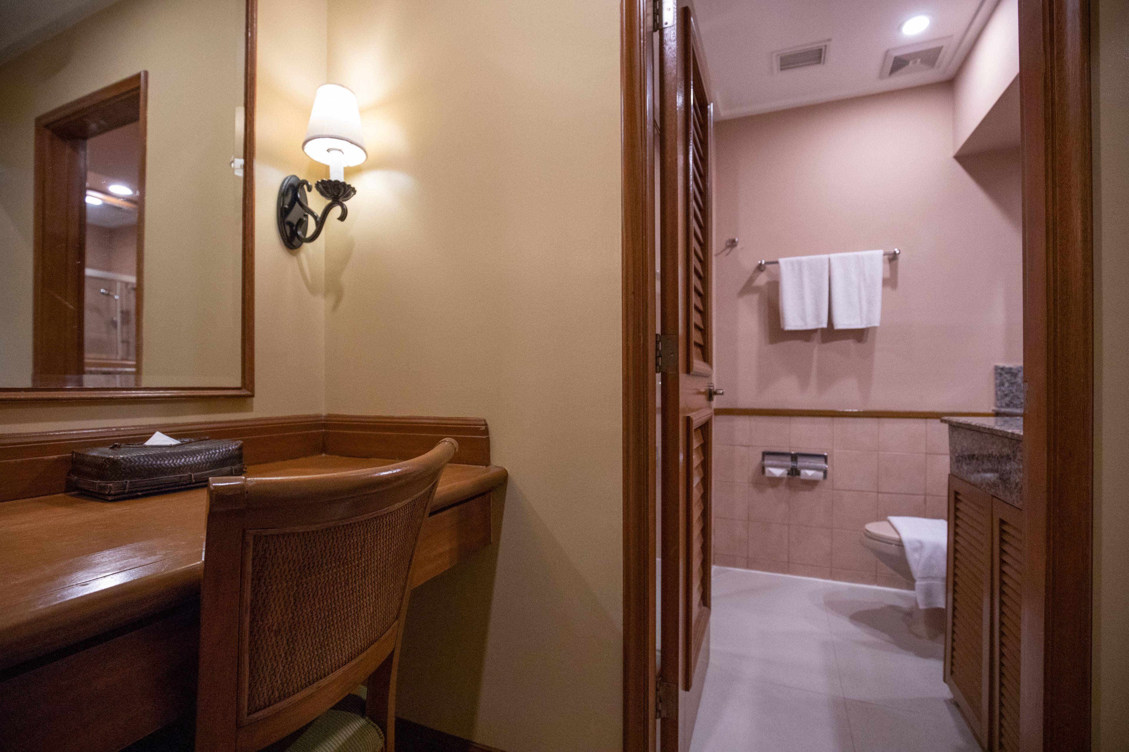 shower, free toiletries, hair dryer, bathrobes