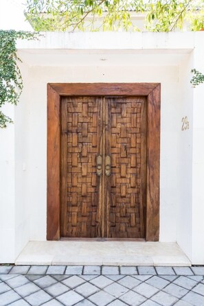 Entrada de la propiedad