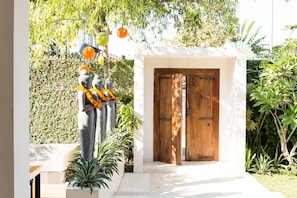 Interior entrance