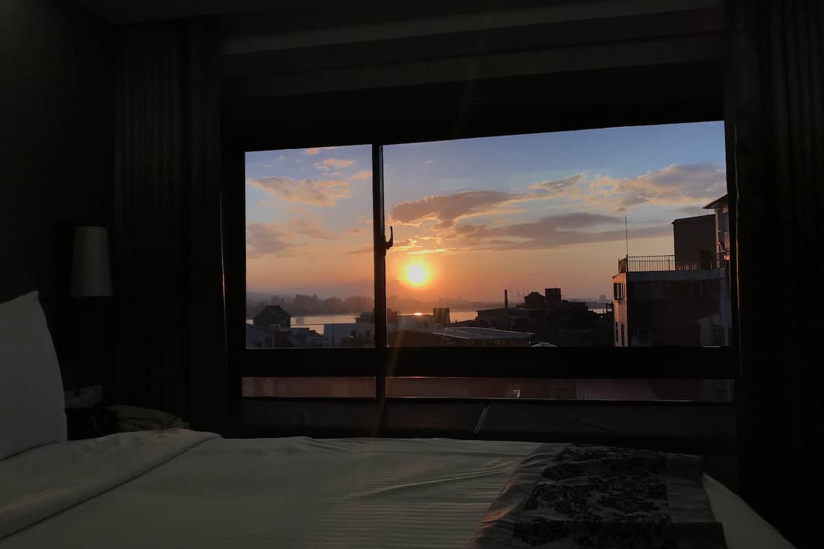 double room (no.1) | blackout curtains, soundproofing, free wifi, bed sheets