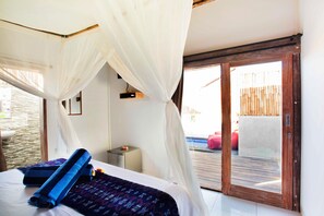 Villa, 1 chambre, piscine privée | Vue de la chambre