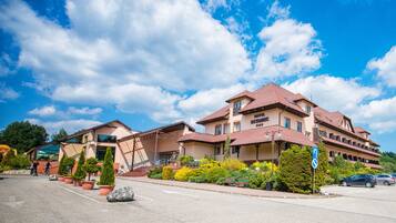 Majoituspaikan julkisivu