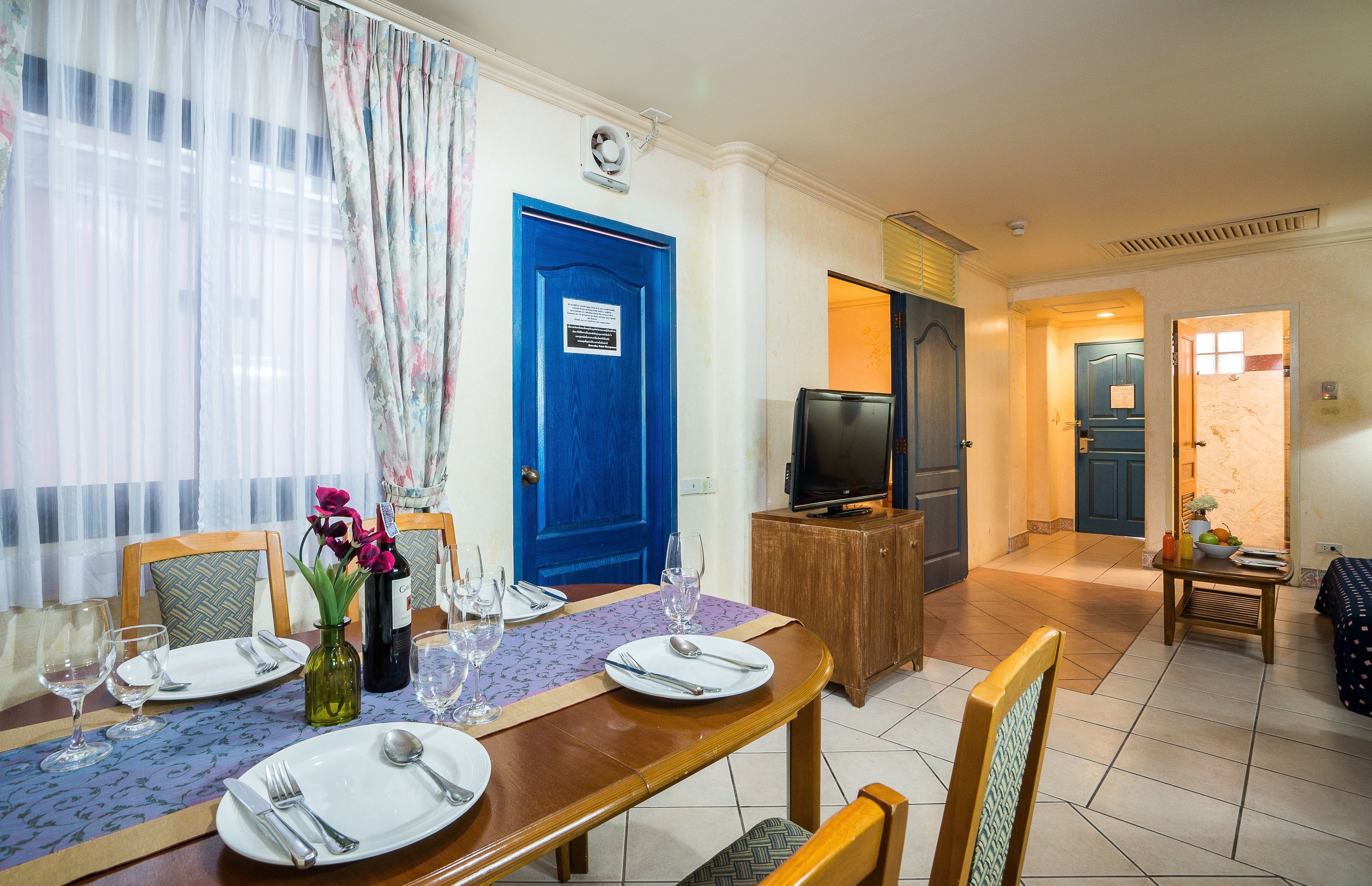 Restauration dans la chambre