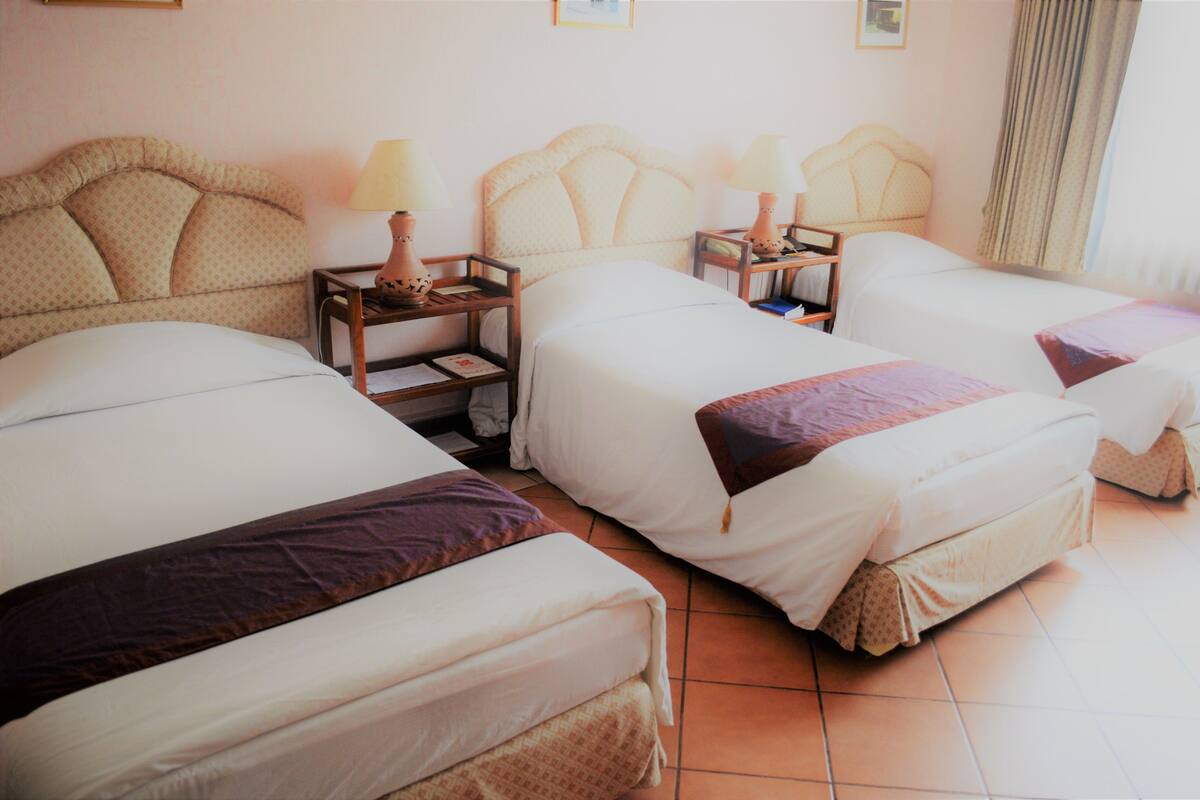 Triple Room | In-room safe, desk, rollaway beds (surcharge), WiFi (free)