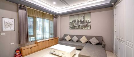 Sala de estar en el lobby