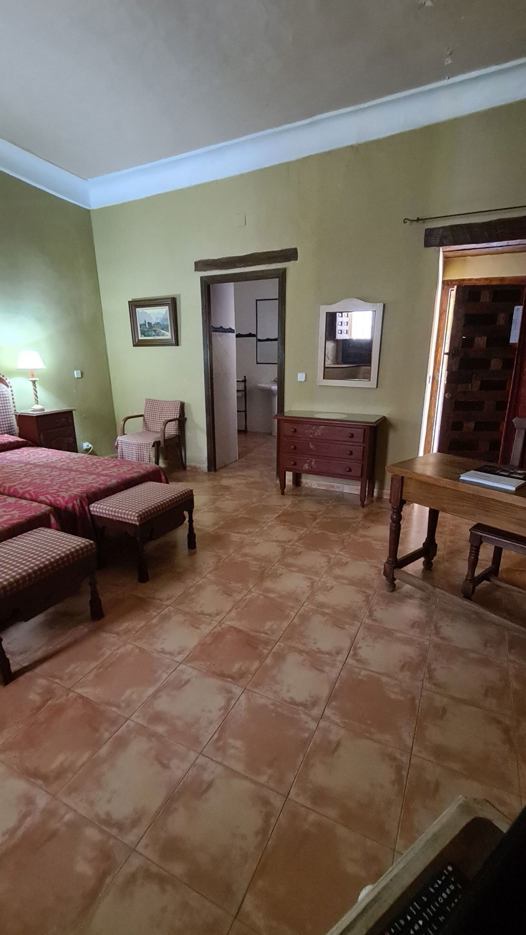 Desk, blackout curtains, free WiFi, bed sheets
