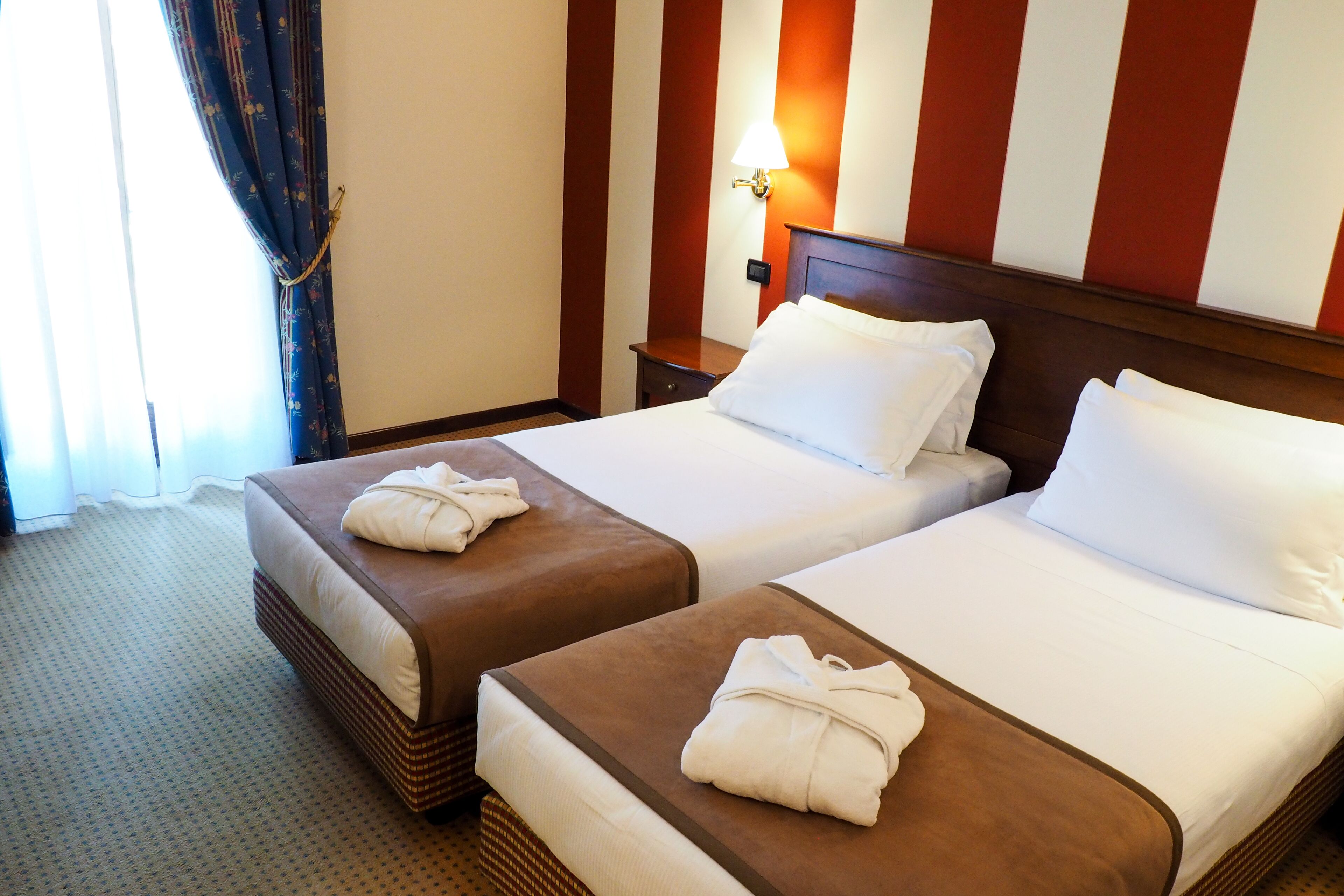 double or twin room | 1 bedroom, down duvets, pillow-top beds, minibar