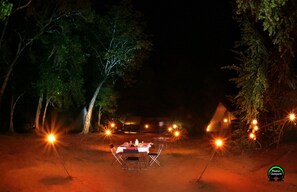 Front of property – evening/night
