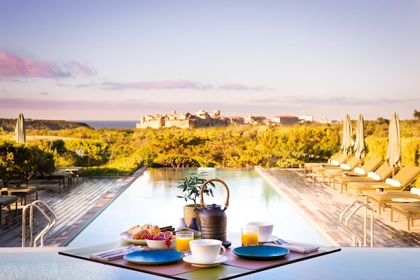 Außenpool, Liegestühle