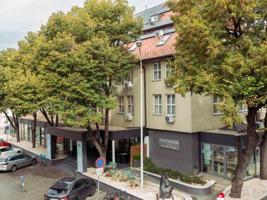 Fassade der Unterkunft