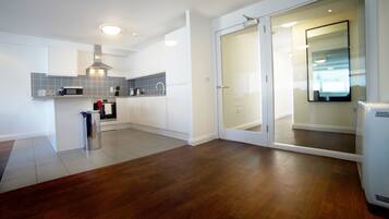 Iron/ironing board, free cots/infant beds, free WiFi