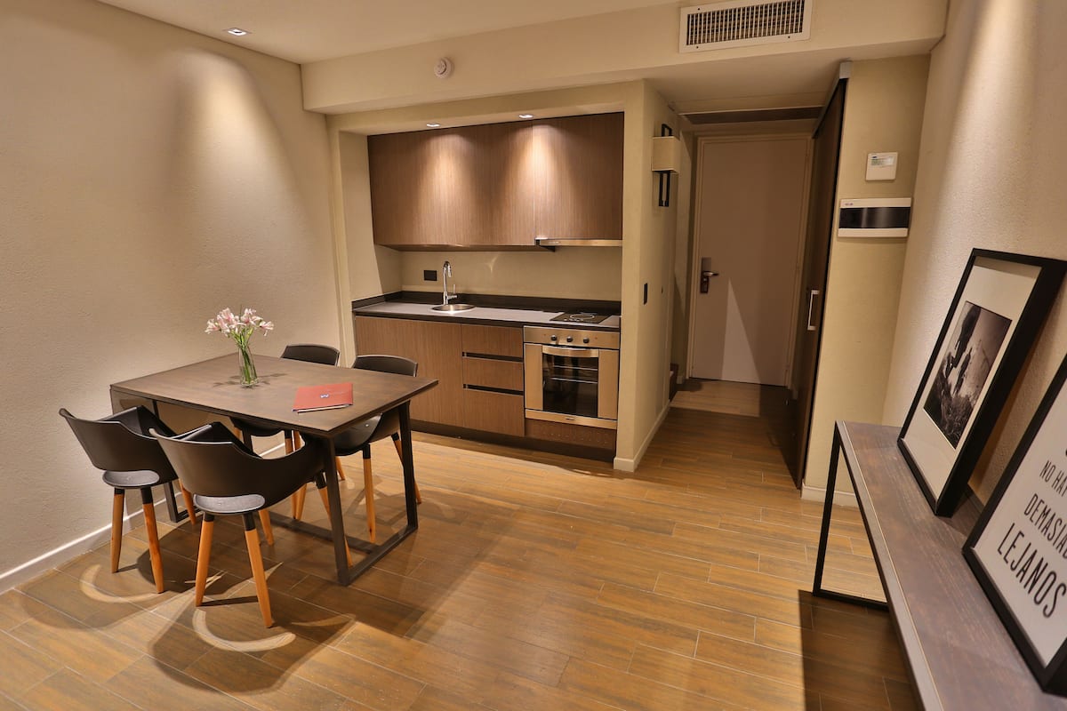 family duplex, terrace | in-room dining