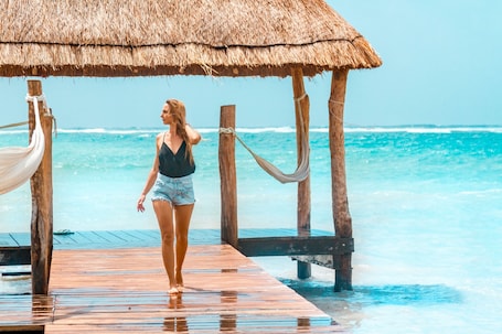 Muelle. Cielo Maya Beach Tulum