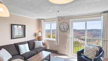 经济公寓式客房 (ML150 1BR/1BA Family Friendly Mountai) | 起居区 | 36-英寸纯平电视 (配备卫星频道)、电视