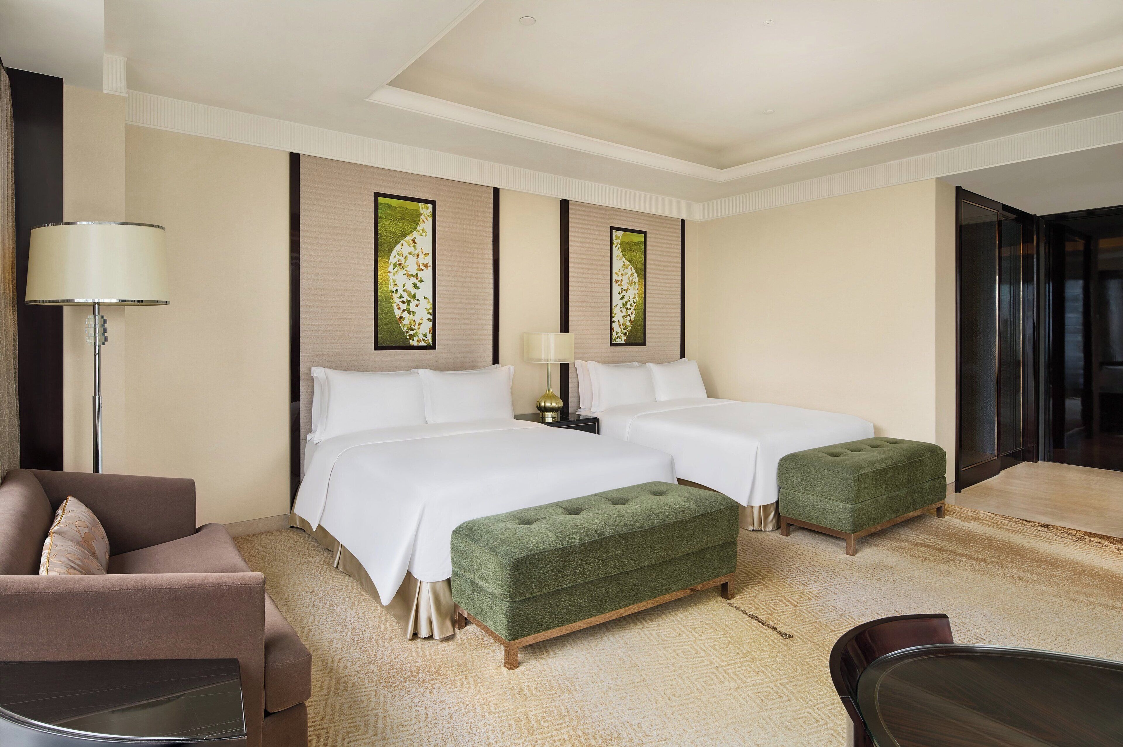 Grand Room, 2 Queen Beds | Premium bedding, down comforters, minibar, individually decorated