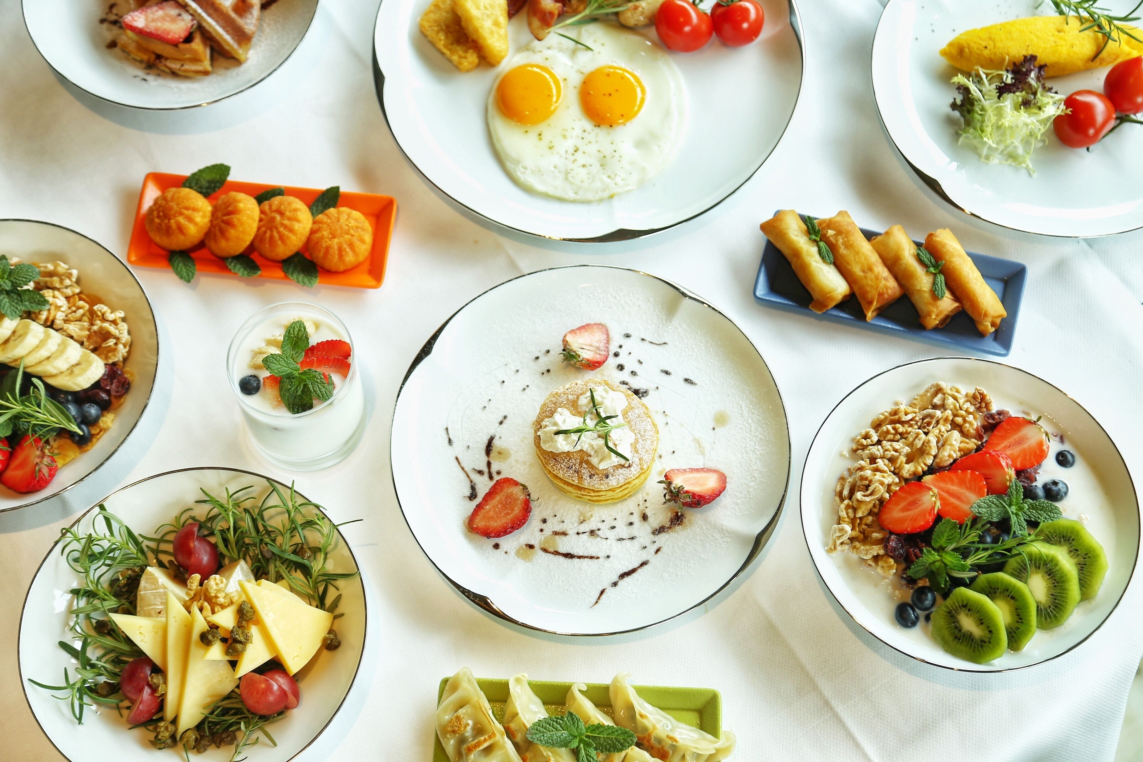 Sarapan lengkap setiap hari dengan biaya tambahan