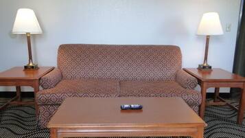 Standardrum - 1 kingsize-säng | Vardagsrum | Platt-tv