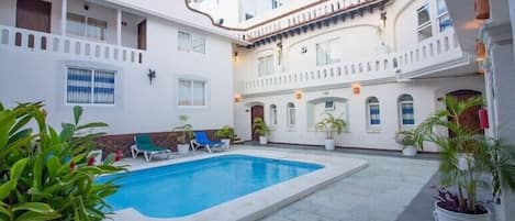 Majoituspaikan julkisivu