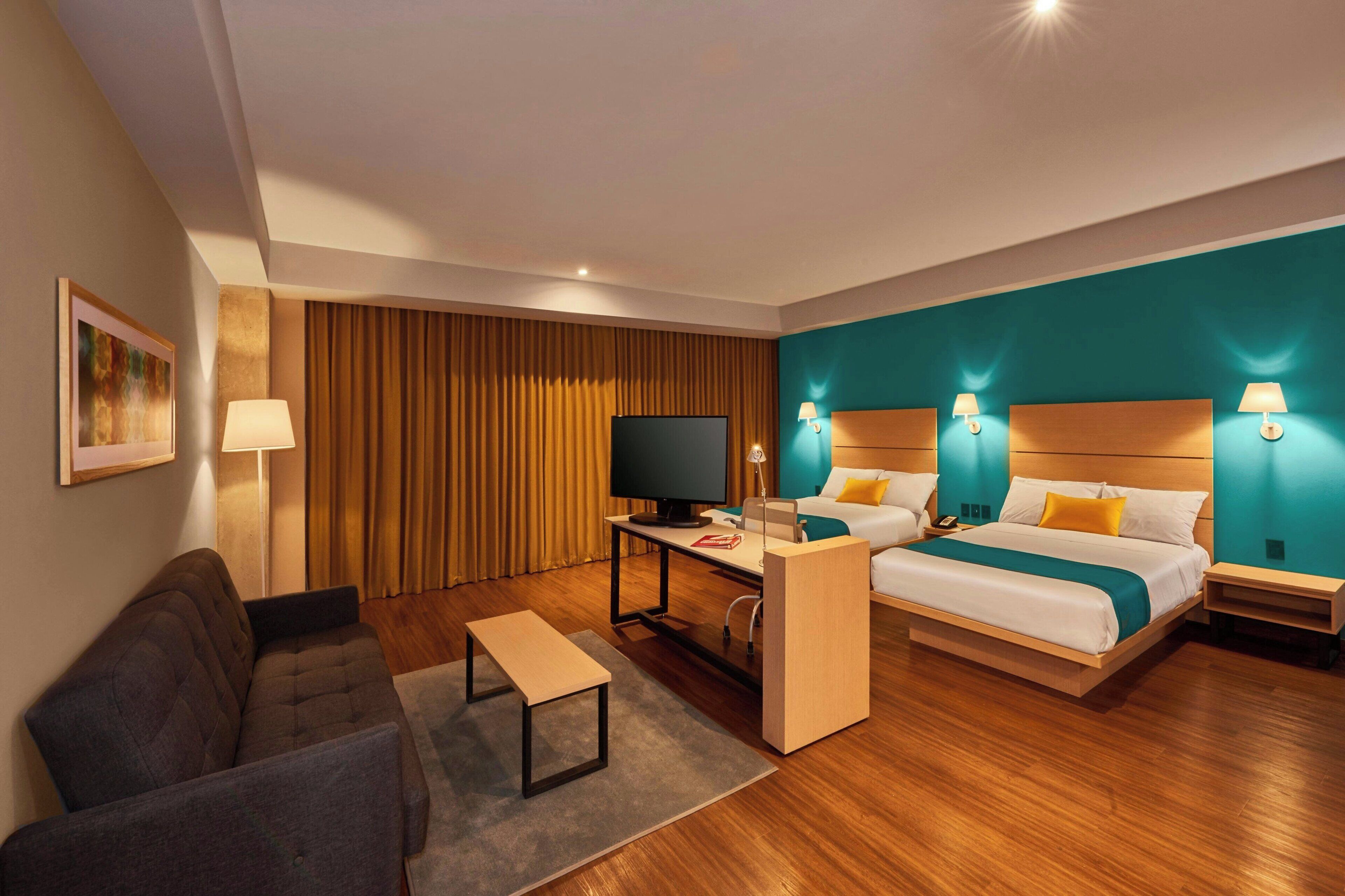 suite, 2 double beds, non smoking | 1 bedroom, premium bedding, down duvets, in-room safe