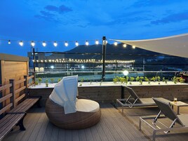 Piscina en la azotea