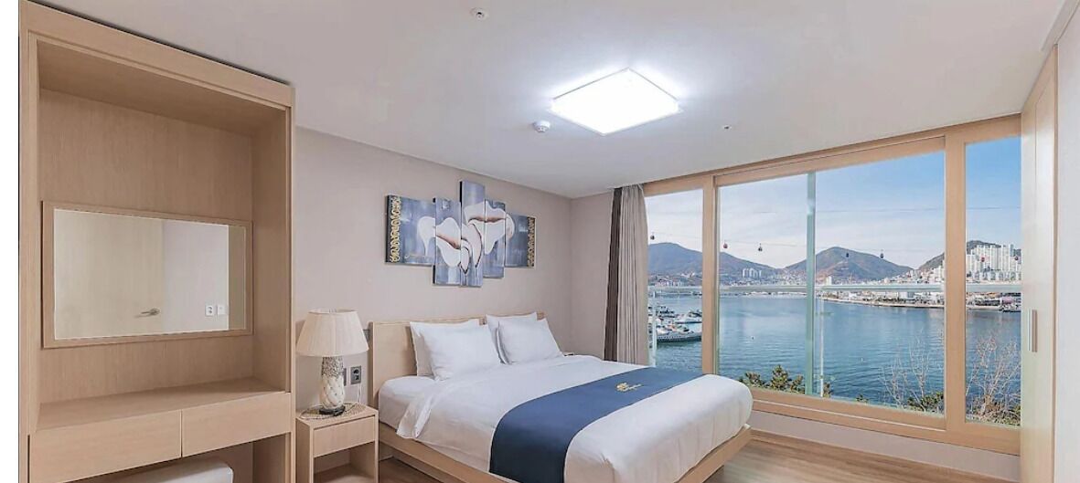 Pala Suite, Ocean View (Weekend Fireworks + Aqua Planet Discount + Cruise Discount)   | Hochwertige Bettwaren, Daunenbettdecken, Verdunkelungsvorhänge