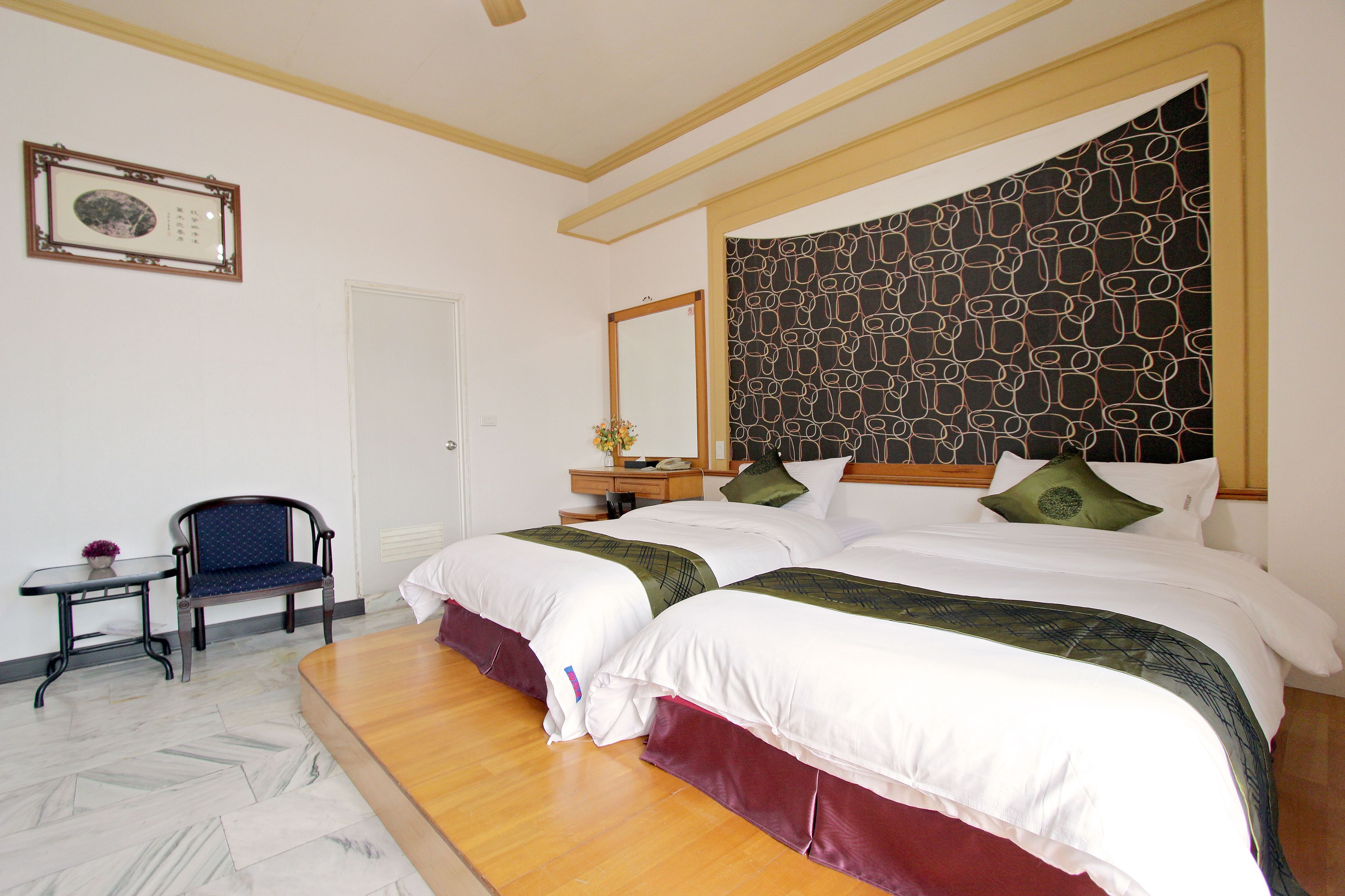 elite double room | individually furnished, desk, laptop workspace, blackout curtains