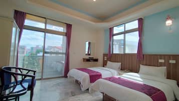 Habitación Elite doble | Mobiliario individual, escritorio, espacio para trabajar con un portátil