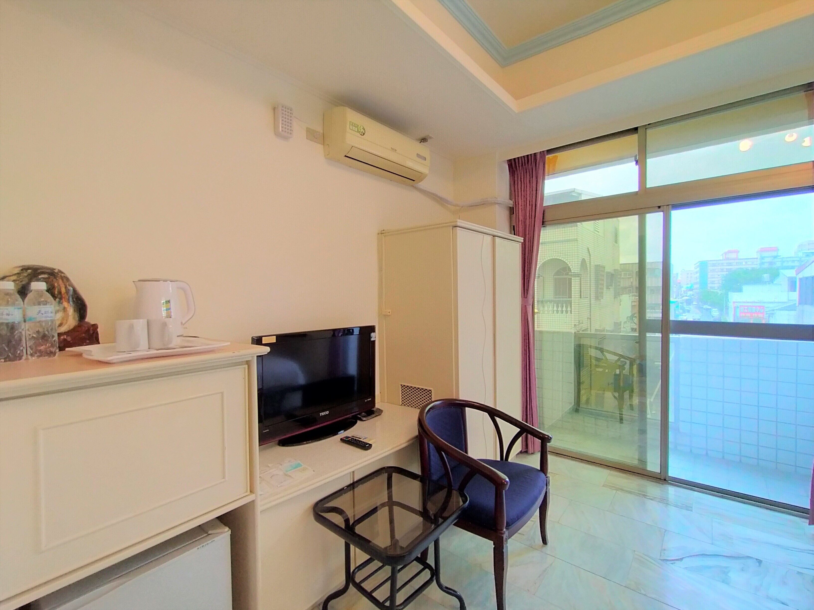 elite double room | individually furnished, desk, laptop workspace, blackout curtains