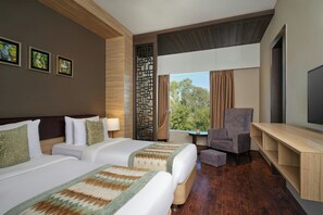 Room, 2 Twin Beds (no view) | In-room safe, desk, laptop workspace, iron/ironing board - The Fern Residency Udaipur, Series by Marriott (Udaipur)
