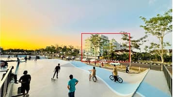 Voorkant van accommodatie