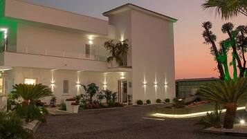 Front of property - evening/night