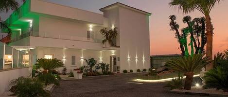 Front of property - evening/night