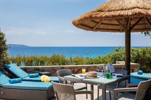 Terrace/patio - Hôtel Ruesco (Olmeto)