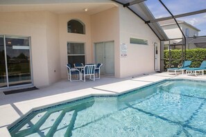 Outdoor pool - Maura's Westridge Villa 4 Bedroom IPG Florida (Davenport)