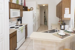 Microwave, coffee/tea maker