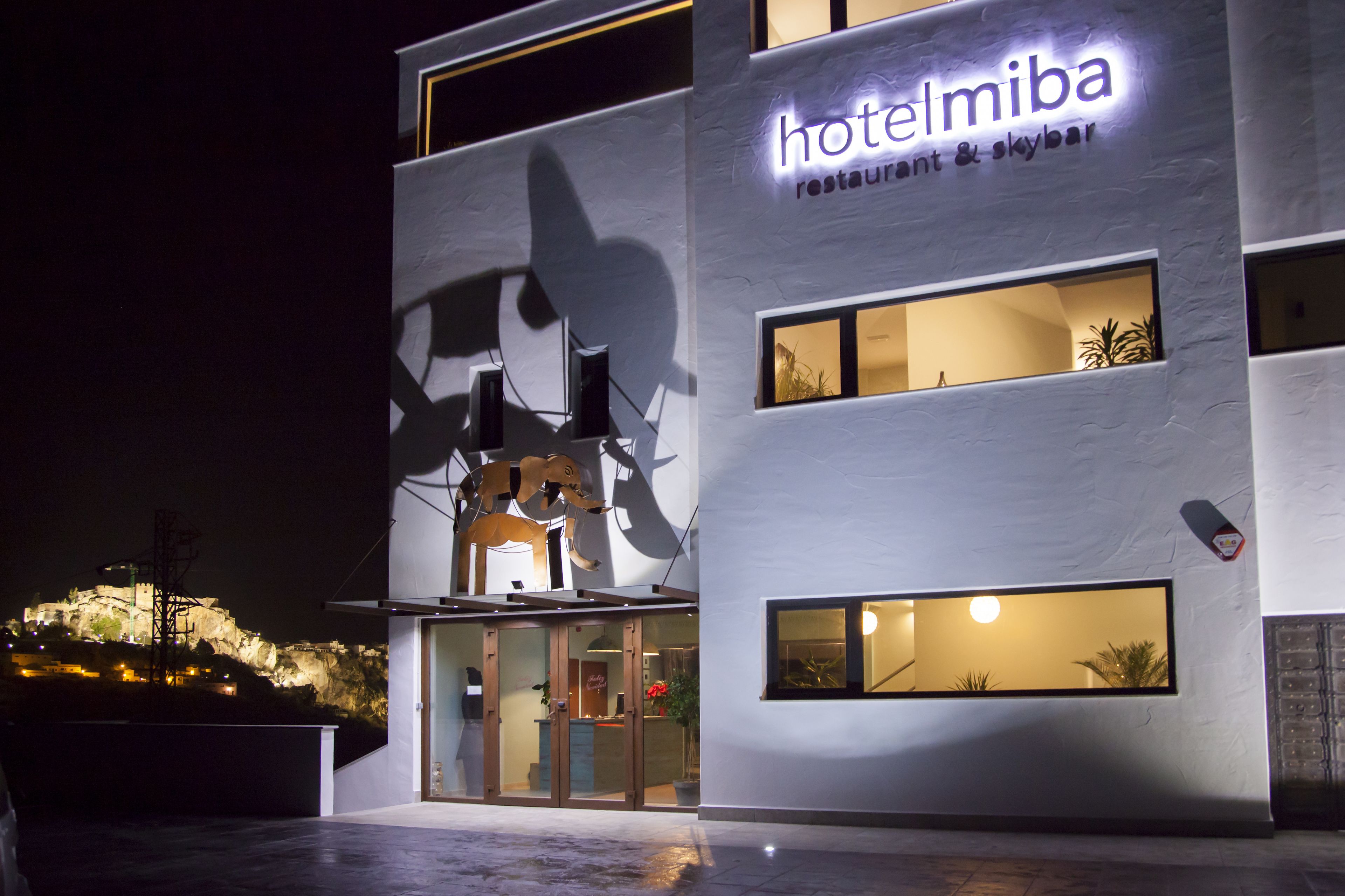 front of property – evening/night