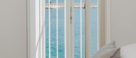LÀgenhet Panoramic - kök - havsutsikt | 1 sovrum, egyptiska bomullslakan och sÀngtillbehör av högsta kvalitet