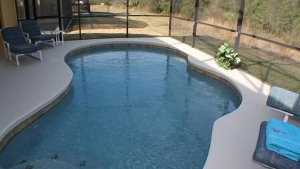 Outdoor pool - Michael's Cypress Pointe Villa 5 Bedroom IPG Florida (Davenport)