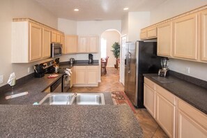 Microwave, coffee/tea maker