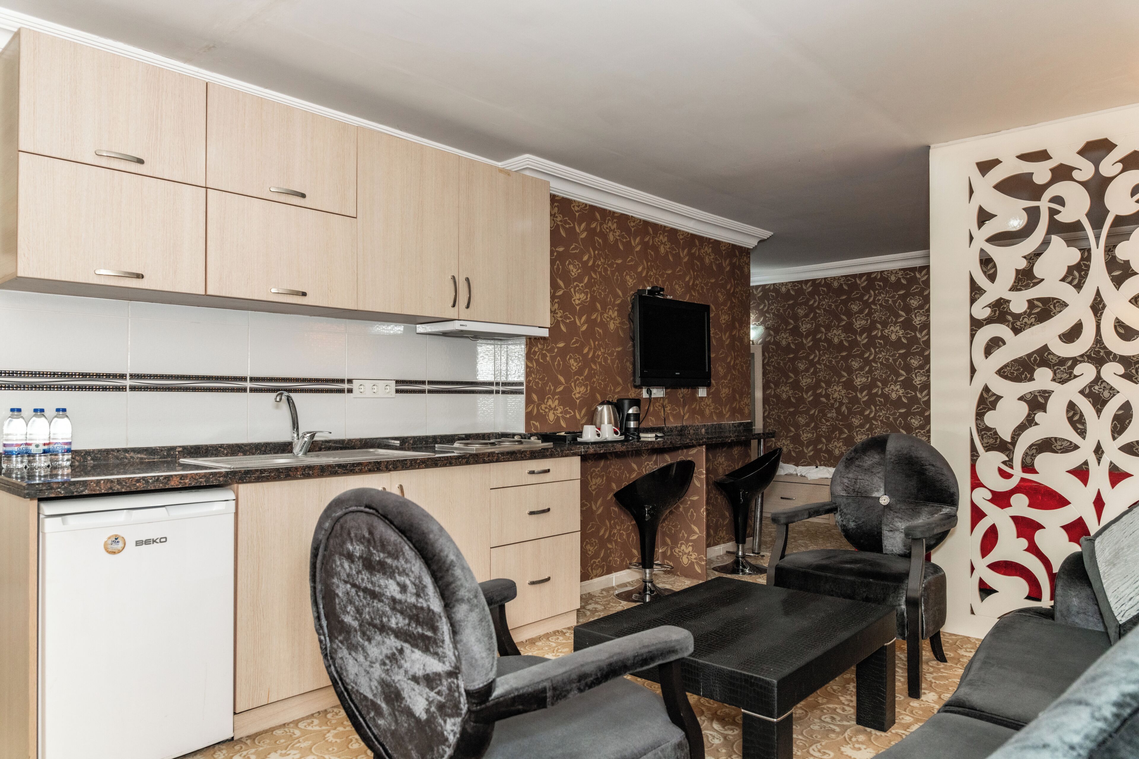 行政套房 | 私人厨房 | 冰箱、炉灶