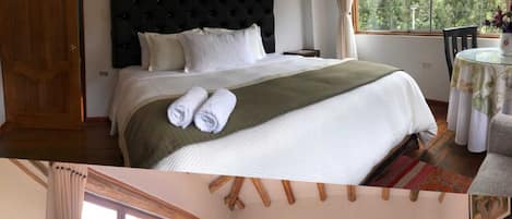 Habitación doble, 1 cama King size, baño privado | 1 habitación, wifi gratis y ropa de cama