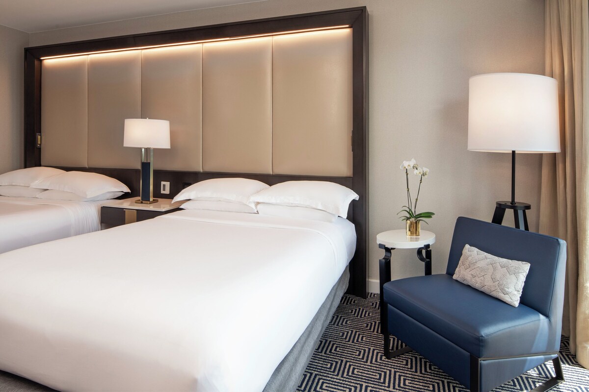Premium Room, 2 Queen Beds, Balcony, River View | 1 bedroom, Egyptian cotton sheets, premium bedding, down comforters